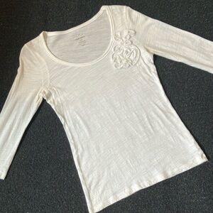 🌸OLD NAVY SIZE XS WHITE TOP